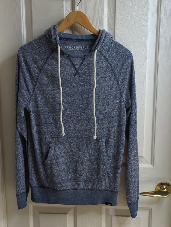 Aeropostale Tops - Aeropostale Women's Or Men's  Marled Navy Blue Pullover Hoodie Small